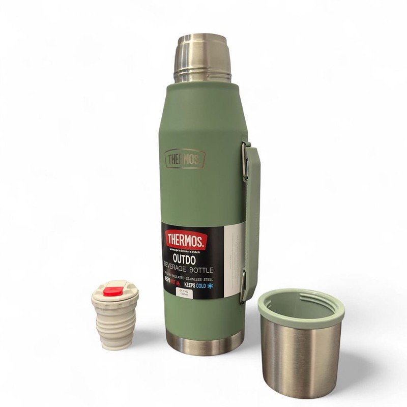 فلاسک ترموس مدل Verde OUTDO کد G2025 گنجایش 1.3 لیتر