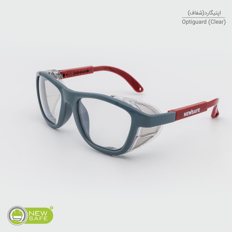 عینک ایمنی نیوسیف مدل ضدبخار و ضدخش کد OptiGuard