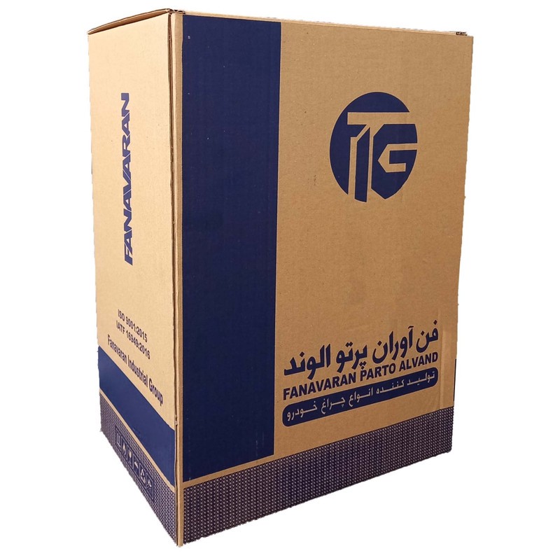 چراغ جلو خودرو فن آوران پرتو الوند مدل YM110 مناسب برای پراید 131 بسته دوعددی