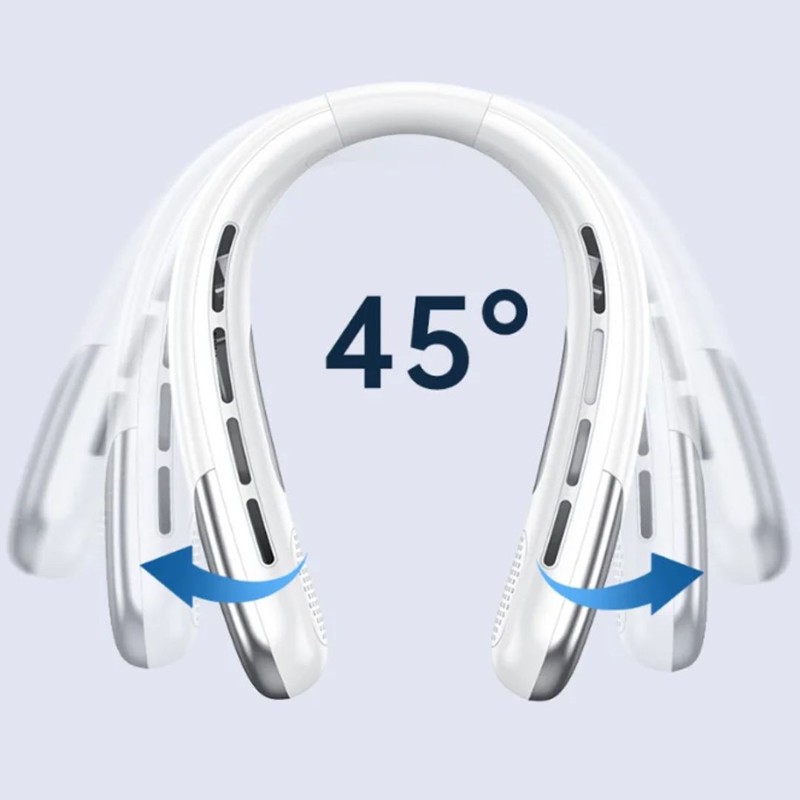 پنکه گردنی مدل Neck Cooling Fan 2026 ظرفیت ۴۰۰۰ میلی آمپر ساعت