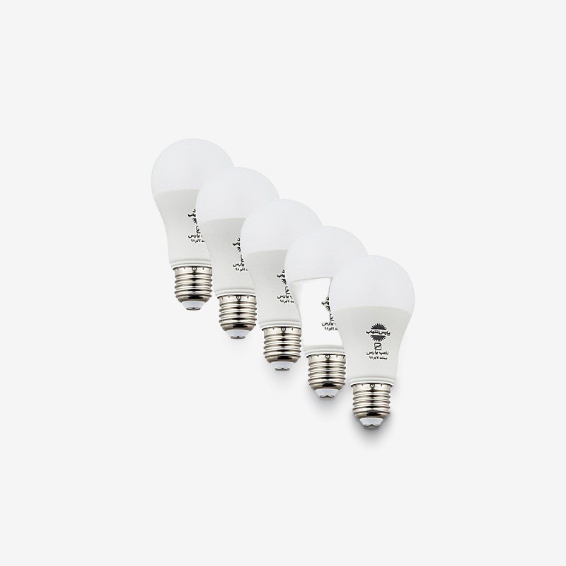 لامپ اس ام دی 15 وات پارس شهاب پایه E27 بسته 5 عددی
