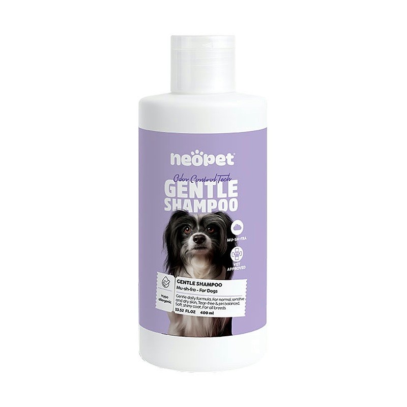 شامپو سگ نئوپت مدل Gentle Shampoo Mu-sh-fra حجم ۴۰۰ میلیلیتر