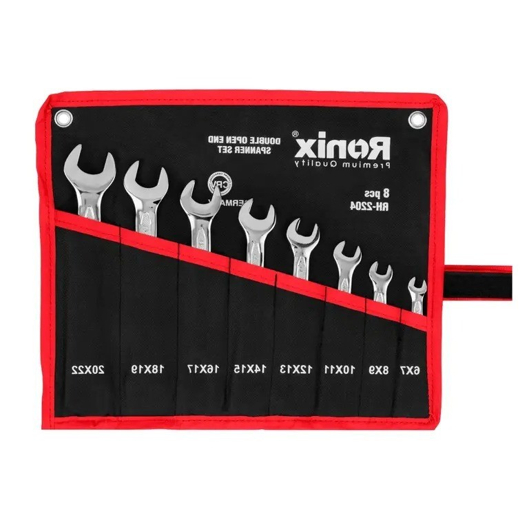 آچار دو سر تخت رونیکس مدل RH-2204 مجموعه 8 عددی