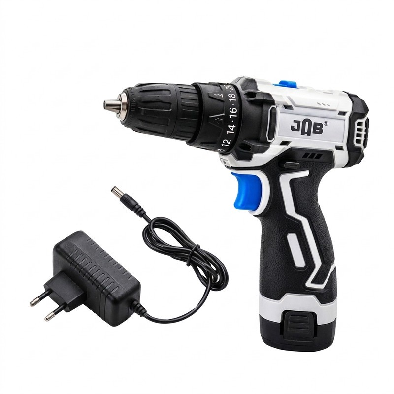 دریل پیچگوشتی شارژی 10 میلیمتری 158 ولت جاب مدل JB-158 NEO JAB