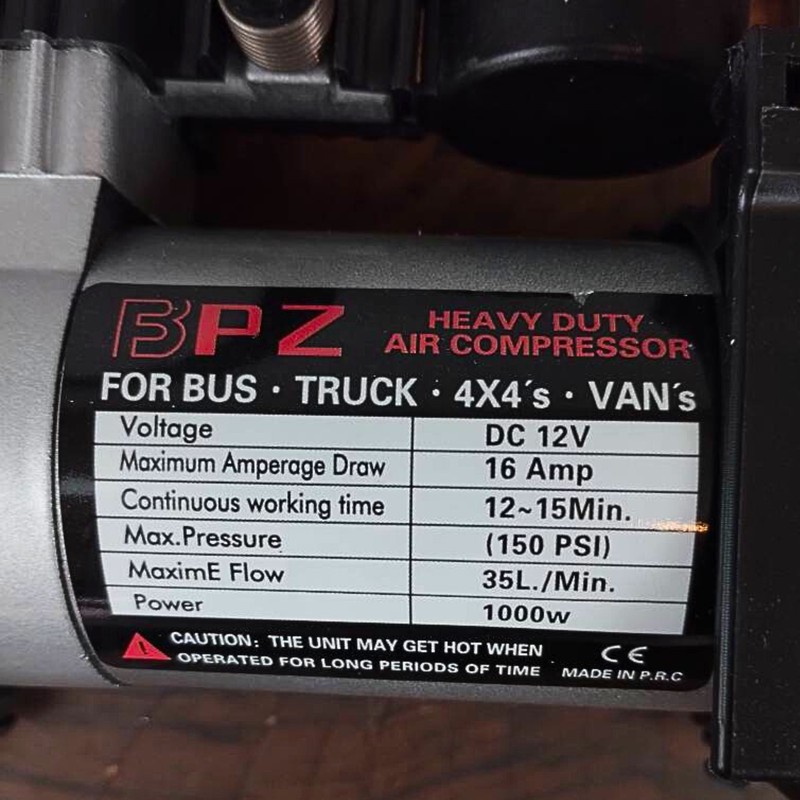 کمپرسور هوا فندکی مدل BPZ13000