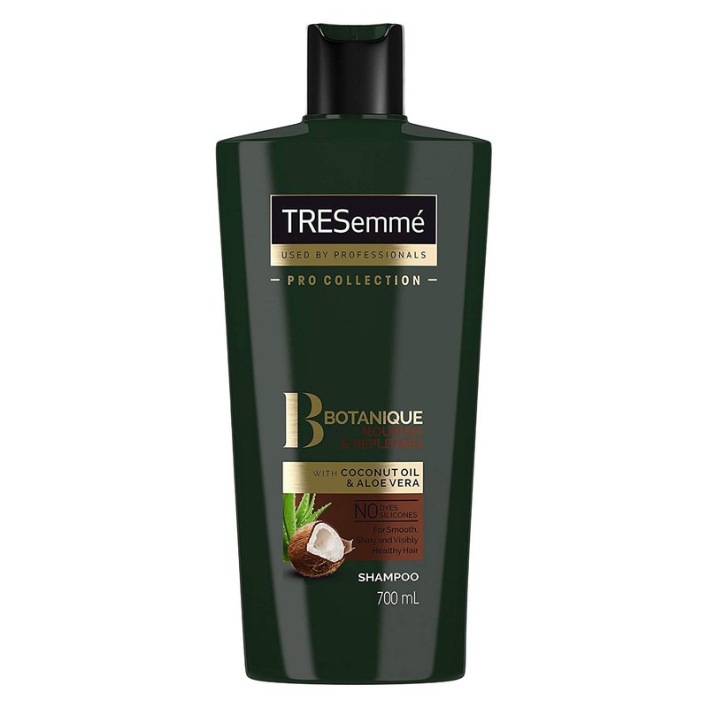شامپو ترمیمکننده ترزمی مخصوص پوست سر و موهای انواع مو، حجم 700 میلیلیتر مدل Botanique، حاوی ویتامین A با عصاره آلوئهو...
