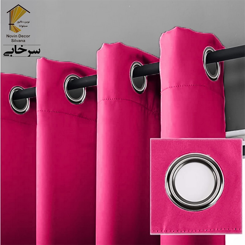 پرده نوین دکور سیلوانا مدل کتان NY31 سایز 280x140 سانتیمتر
