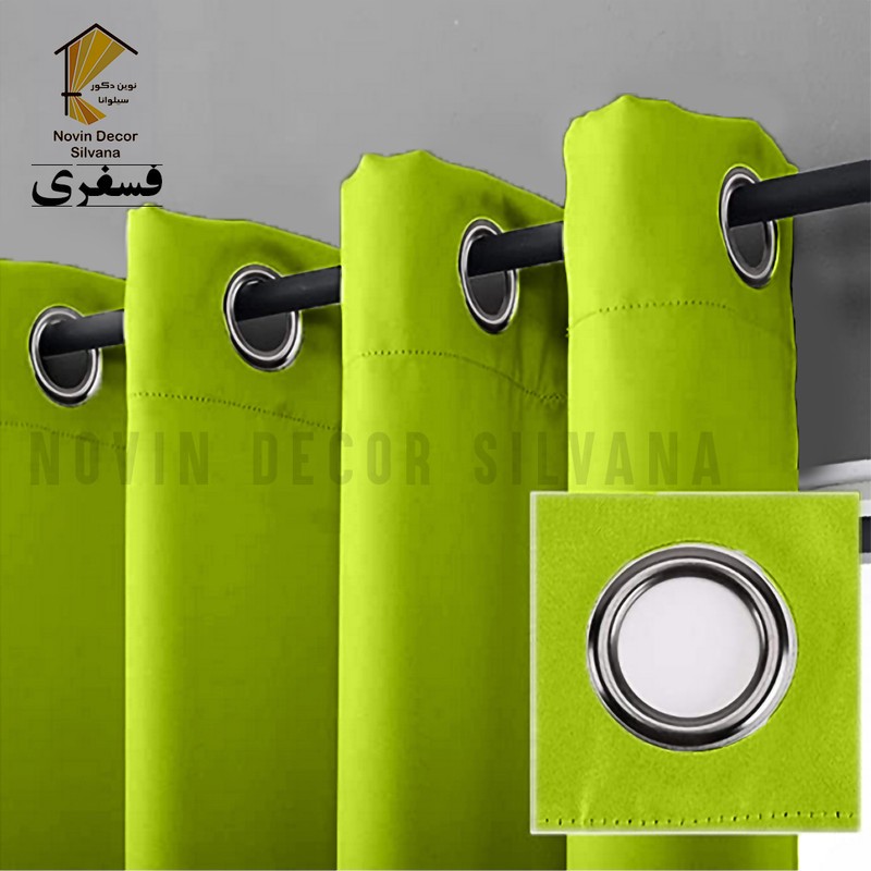 پرده نوین دکور سیلوانا مدل کتان کد 230 1 سایز 230 140 سانتی متر