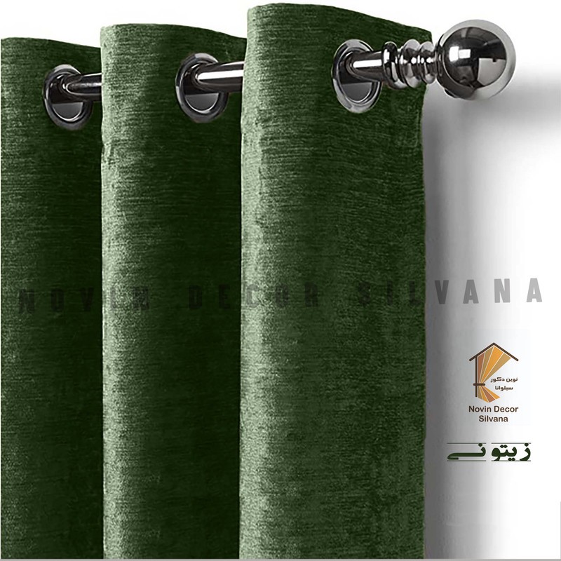 پرده نوین دکور سیلوانا مدل مخمل شانل 280 _ 1 سایز 280x140 سانتیمتر