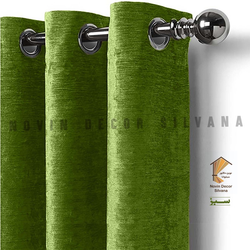 پرده نوین دکور سیلوانا مدل مخمل شانل 280 _ 1 سایز 280x140 سانتیمتر