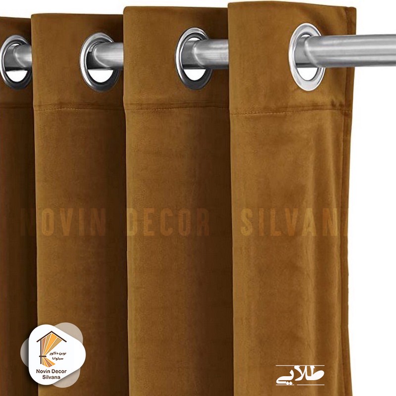 پرده نوین دکور سیلوانا مدل مخمل کالیفرنیا 28 سایز 280x140 سانتیمتر
