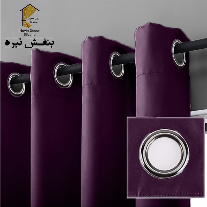 پرده نوین دکور سیلوانا مدل لاکچری 180 سایز 180 140 سانتی متر