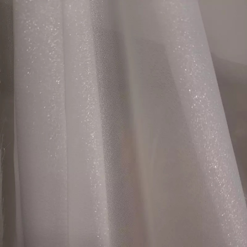 پرده مدل دوخت ساده حریر شاین سایز 900x275 سانتی متر