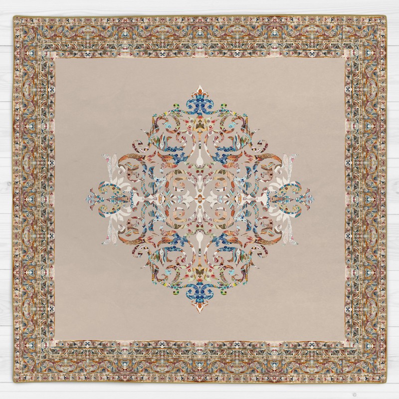 رومیزی طرح ابرنگی کد 9946.3