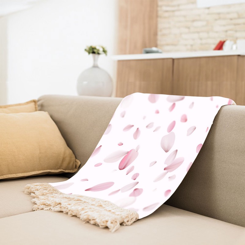 شال مبل مدل گلبرگ کد F2SH1067 سایز 100x180 سانتی متر