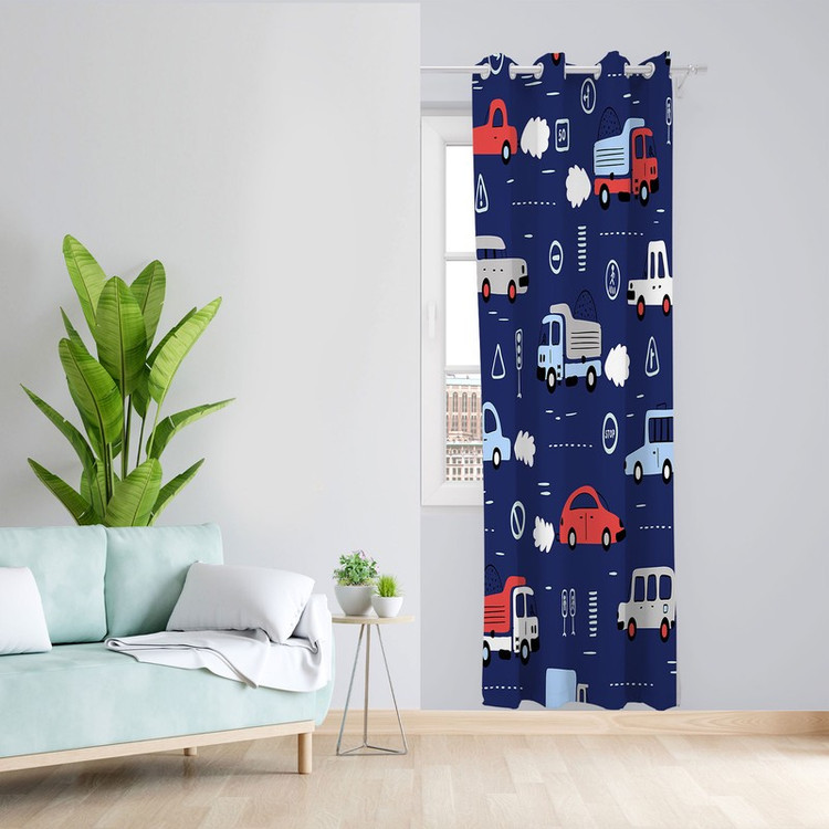 پرده مدل اتاق کودک مخمل پانچی کد 4525a سایز 140x200 سانتی متر