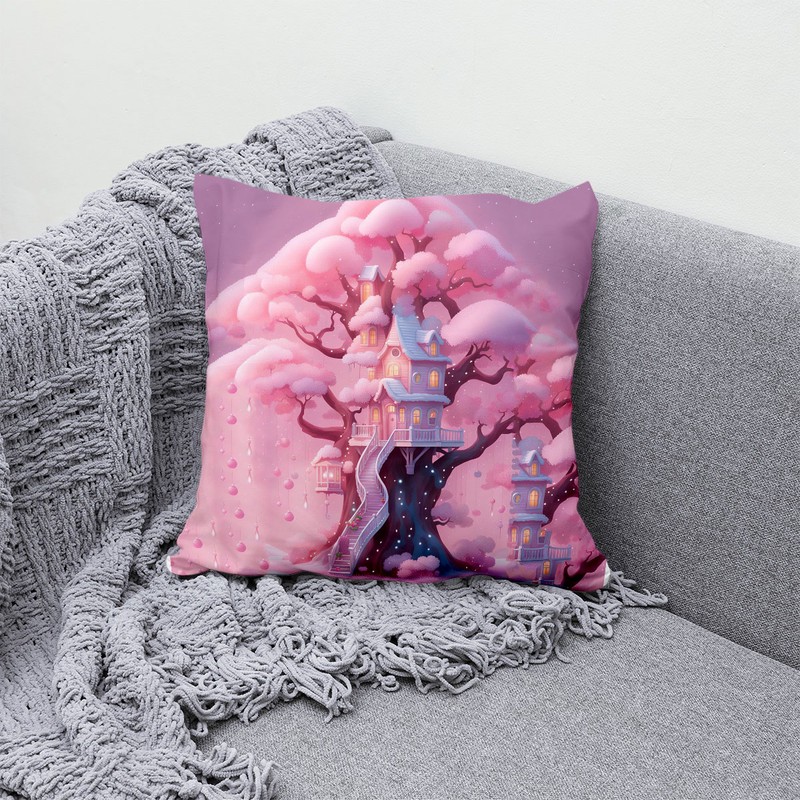 کوسن مدل خانه درختی کد 137
