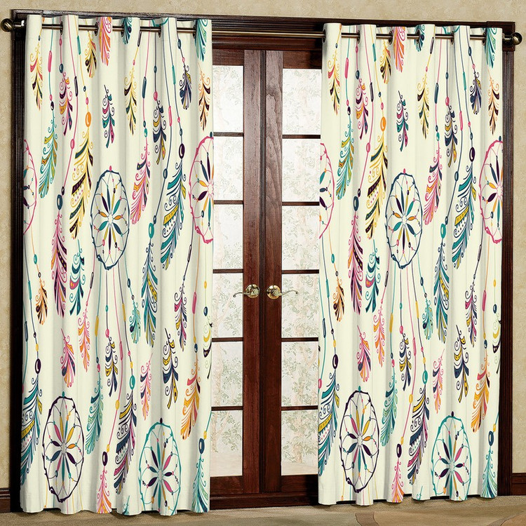 پرده مدل مخمل پانچی کد 2047T2 سایز 200x140 سانتی متر
