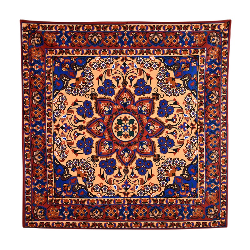 رومیزی مدل مخمل طرح خطی کد 142