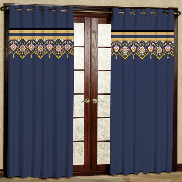 پرده مدل چاپی هازان پانچی کد 218 سایز 200x140 سانتی متر