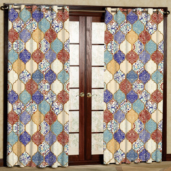 پرده پانچی کد 5620 سایز 280x140 سانتی متر