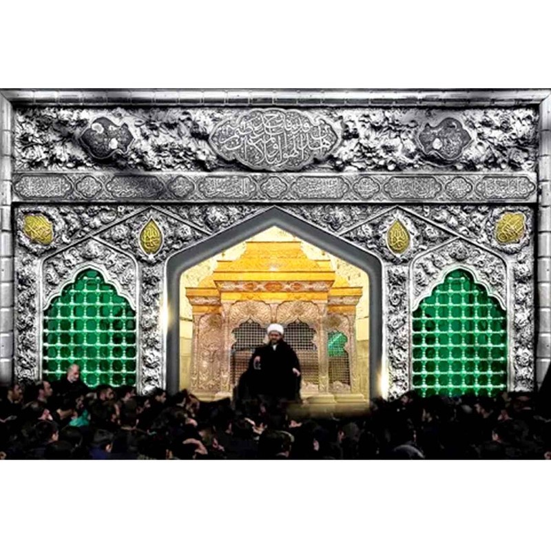 پرچم طرح شهادت مدل ضریح کد 2495H