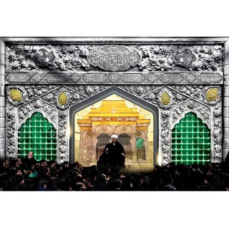 پرچم طرح شهادت مدل ضریح کد 2495H