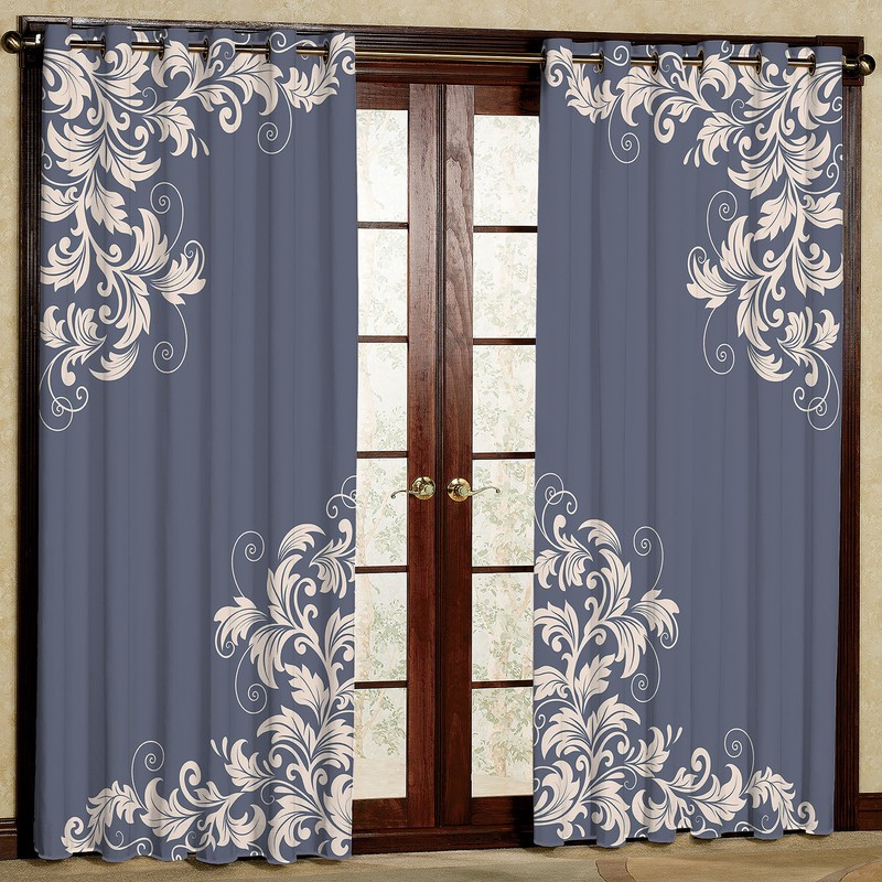 پرده مدل مخمل پانچی کد 1309T2 سایز 200x140 سانتی متر