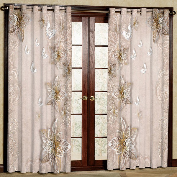 پرده مدل چاپی هازان پانچی کد 220 سایز 200x140 سانتی متر