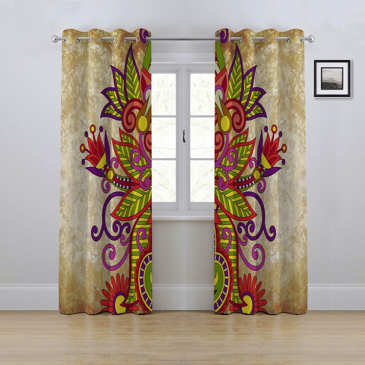 پرده مدل پانچی سایز 280x145 سانتی متر