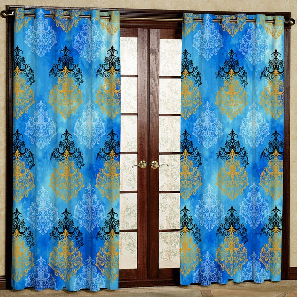 پرده مدل مخمل پانچی کد 7707 سایز 280x140 سانتی متر