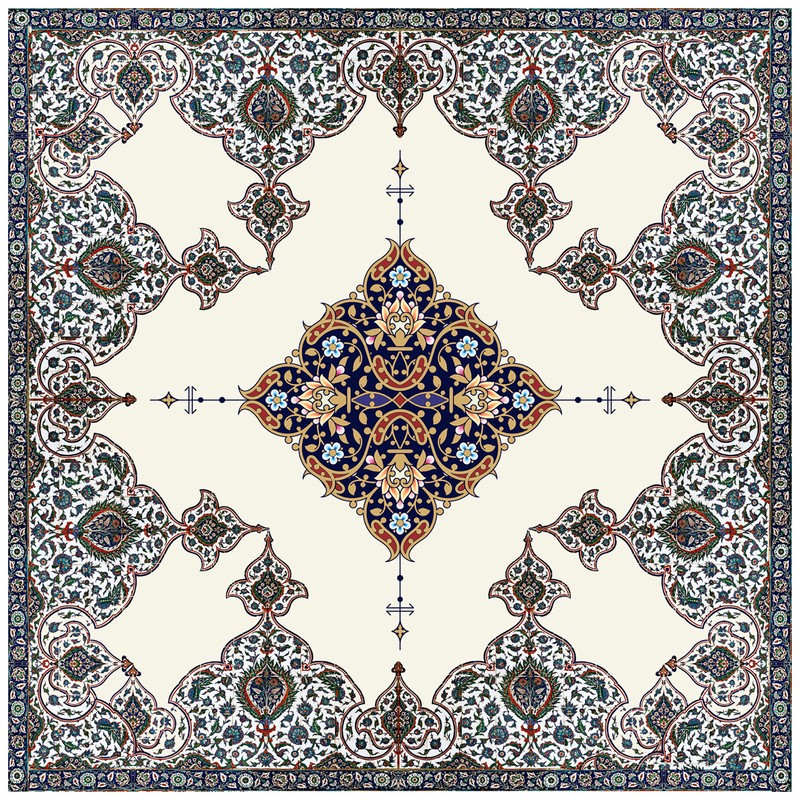 رومیزی طرح سنتی کد 9984