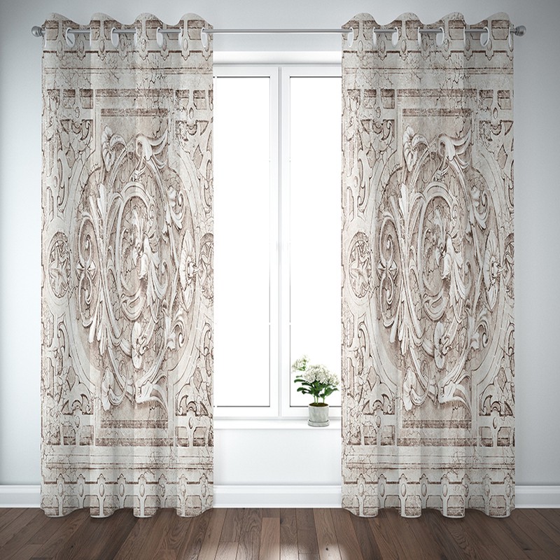 پرده مدل پانچی DK300 16 سایز 300x135 سانتی متر