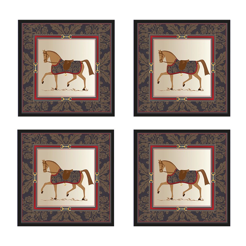 رومیزی مدل مخمل کد M0115 بسته 4 عددی
