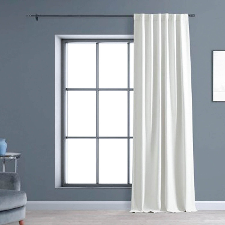 پرده مدل آستر فلامنت سایز 275 × 140 سانتیمتر مجموعه 2 عددی