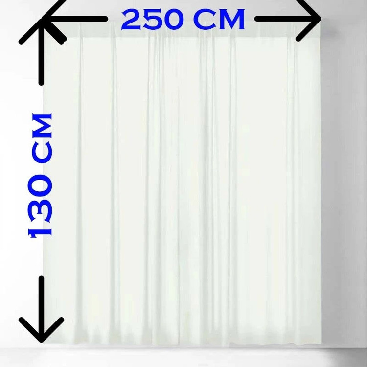 پشت پرده مدل آستر سوپر ممتاز سایز 130 × 250 سانتیمتر