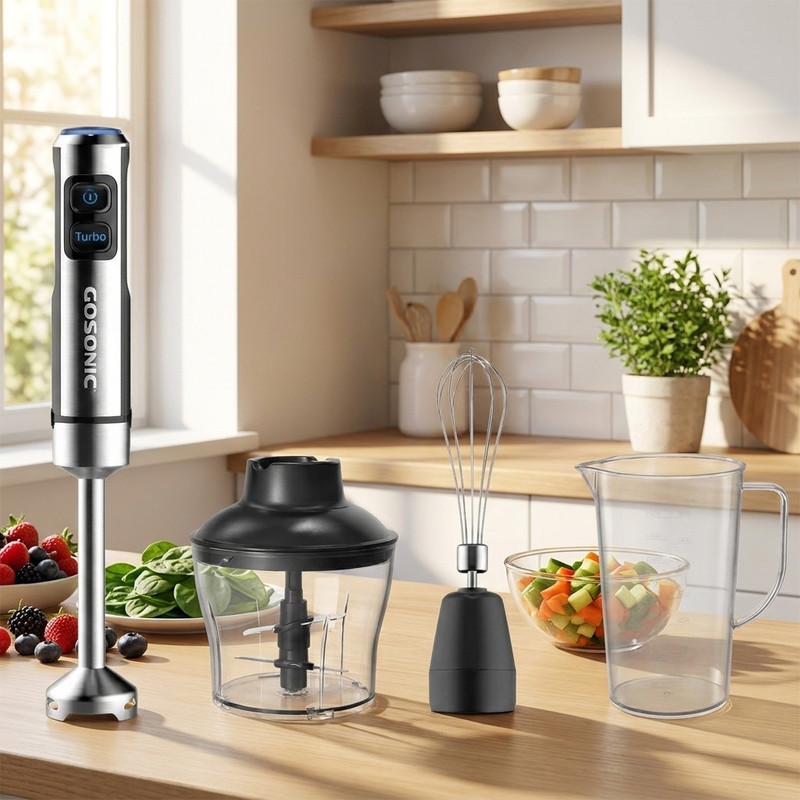 گوشت کوب برقی چندکاره 850 وات گوسونیک مدل GSB-843