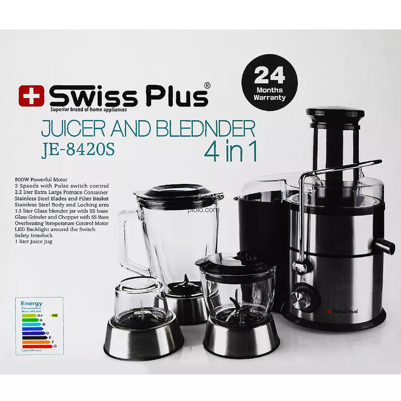 آبمیوه گیری سوئیس پلاس مدل JE-8420S