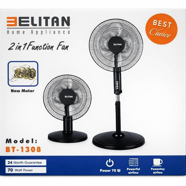 پنکه ایستاده 70 وات بلیتان مدل BT-1308