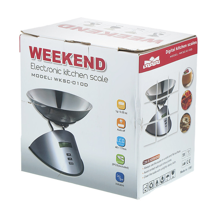 ترازوی آشپزخانه ویکند مدل WKSC-010D کد sjdfdb1