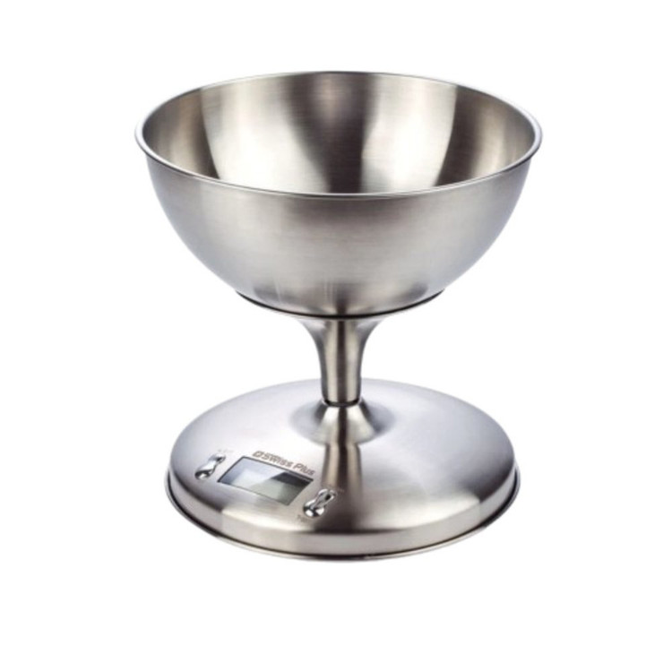 ترازو آشپزخانه دیجیتال سوئیس پلاس مدل SKS-2250S حداکثر ظرفیت قابل اندازهگیری 5 کیلوگرم با دقت اندازهگیری 5 گرم