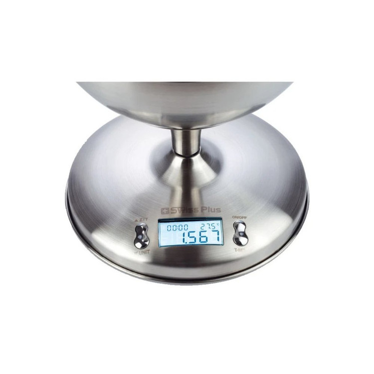 ترازو آشپزخانه دیجیتال سوئیس پلاس مدل SKS-2250S حداکثر ظرفیت قابل اندازهگیری 5 کیلوگرم با دقت اندازهگیری 5 گرم