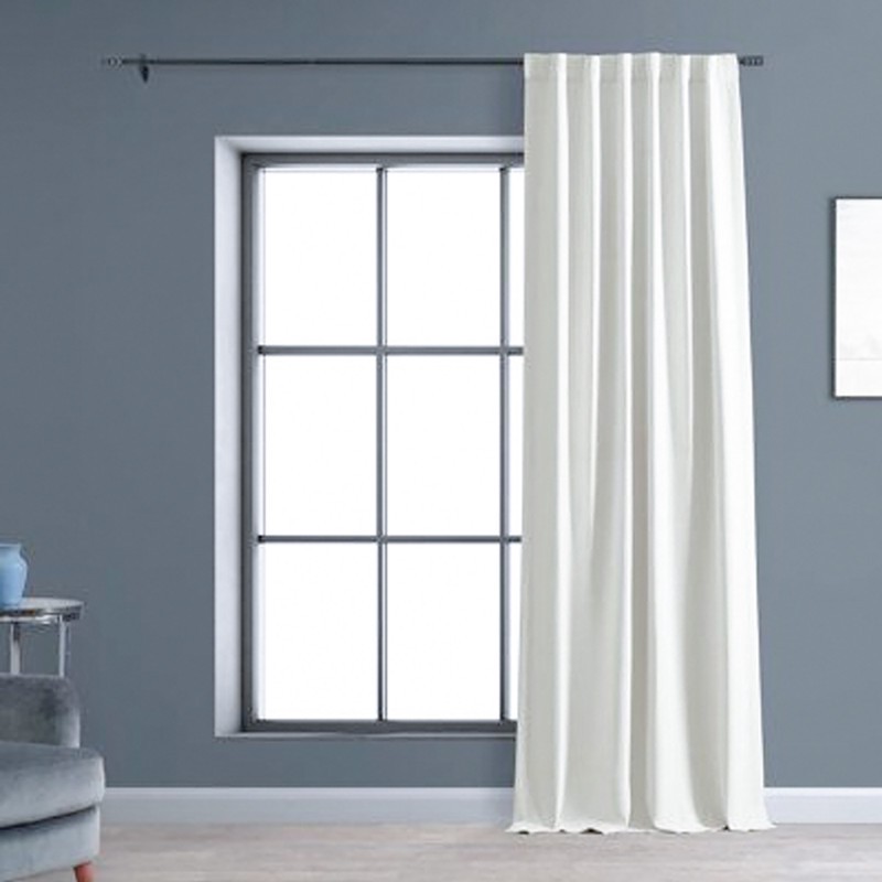 پرده مدل ساده آستر فلامنت سایز 180x275 سانتیمتر