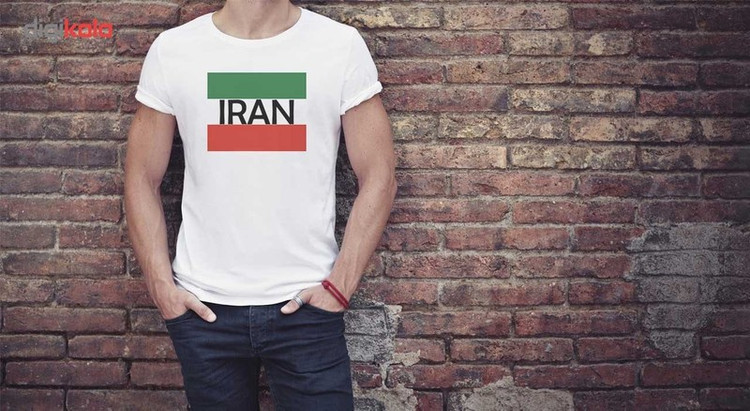 تیشرت الینور طرح پرچم ایران کد ELTM407