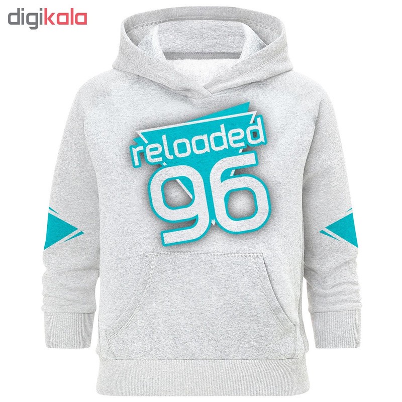 هودی مردانه طرح reloaded96Blue کد A113
