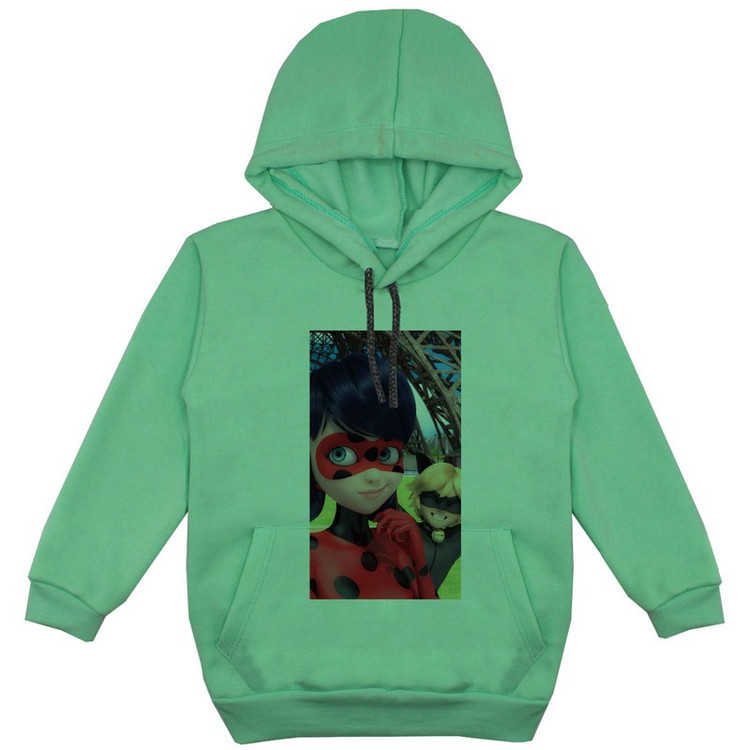 هودی دخترانه مدل دخترکفشدوزکی F148