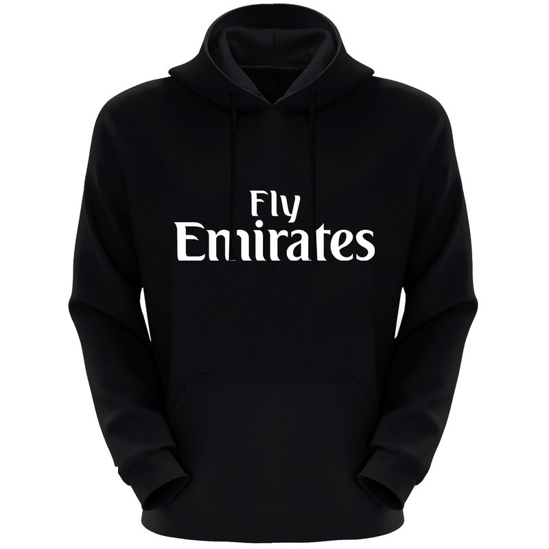 هودی مردانه طرح fly emirates کد F56