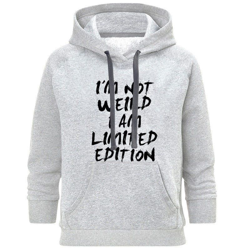 هودی زنانه مدل I am limited edition C67 انگیزشی